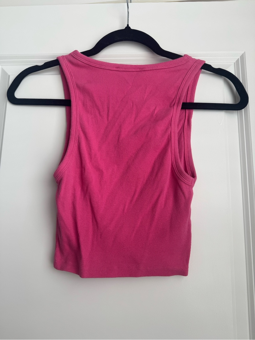 ZARA Hot Pink Ribbed Tank - Picture 3 of 3